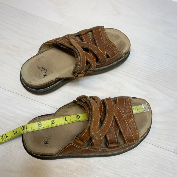 Vintage Dr. Martens Dune Fisherman Y2K Leather Chunky Sole Platform Sandals Sz 9 - Picture 10 of 11